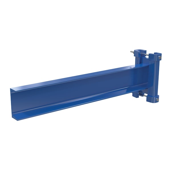 Blue Steel Cantilever Straight Arm no Lip 24"L Usable 2000lb Capacity